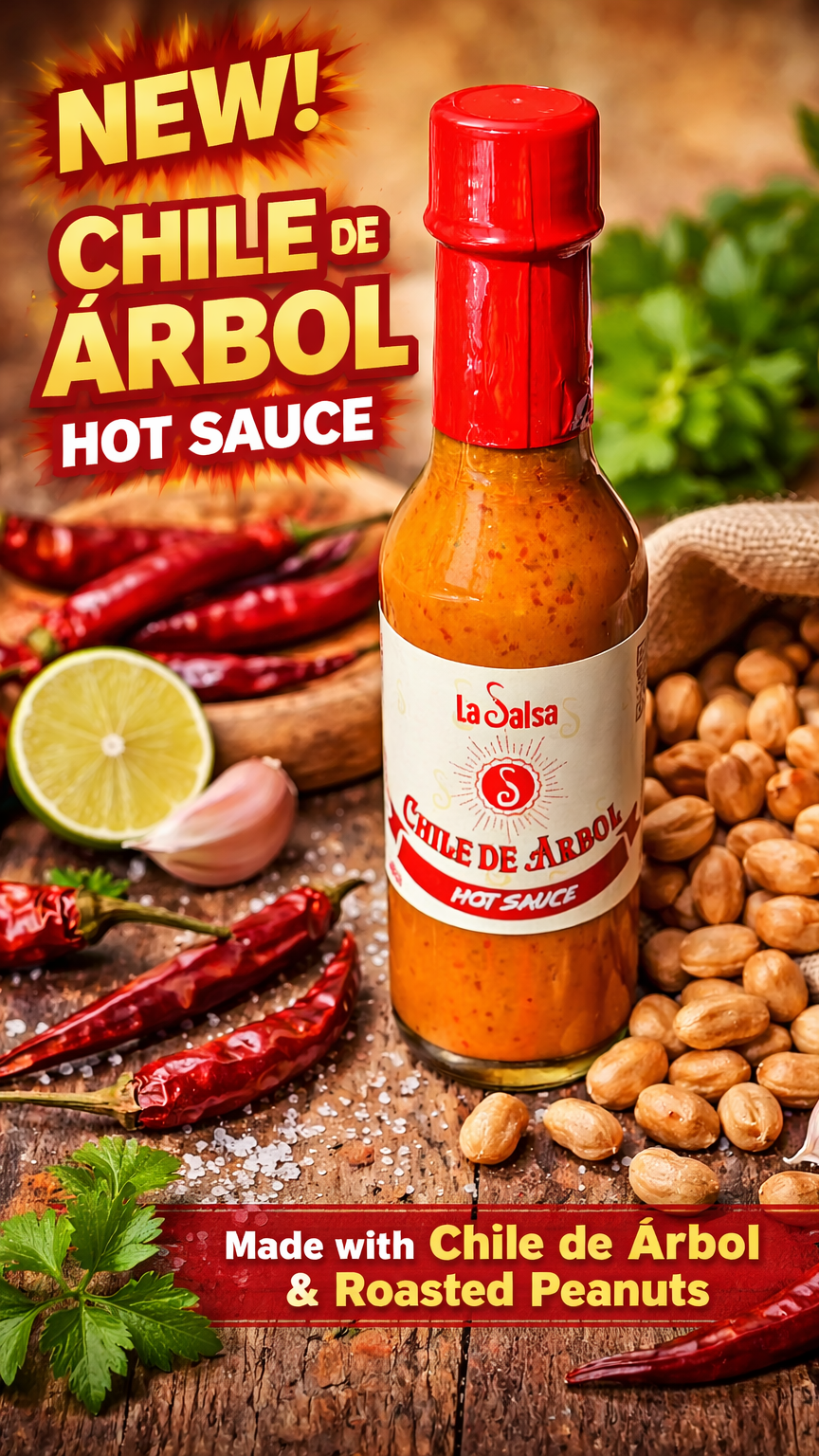 🌶️La Salsa - Chile de Arbol con Cacahuate