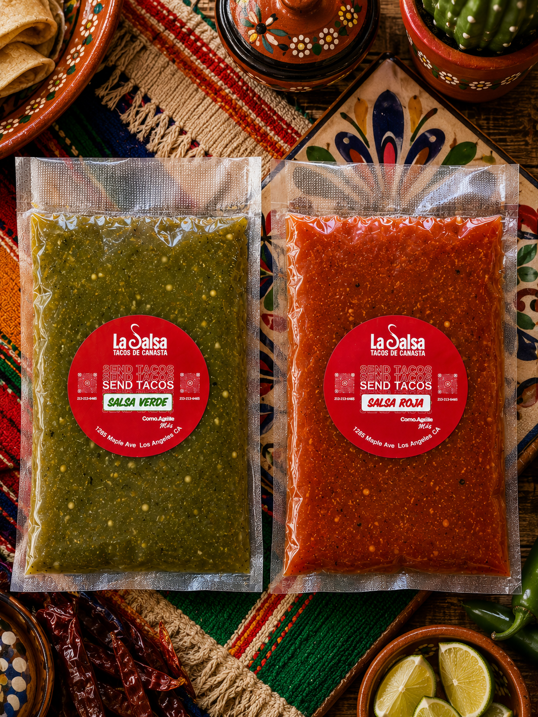 🌶️ Combo de Salsas | Salsa Verde + Salsa Roja