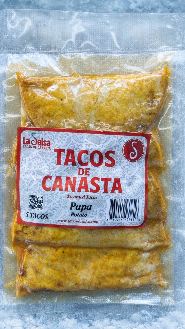 🥔 Papa – Pack de 5 Tacos