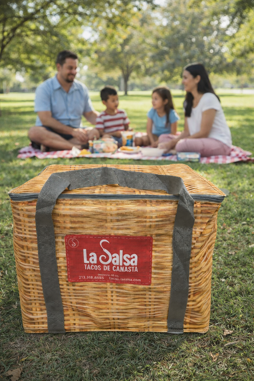 La lonchera oficial de La Salsa Tacos de Canasta 🧺🌮